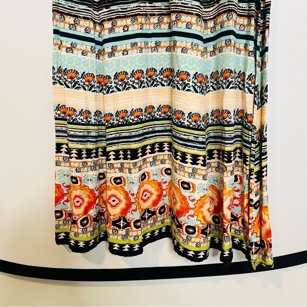 Biba Floral Bohemian-Print Boho Print Sleeveless Maxi Dress. Size Small. - Picture 10 of 14